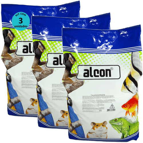 Alcon Club Farinhada 18-PB 5Kg Para Aves Ornamentais Kit Com 3